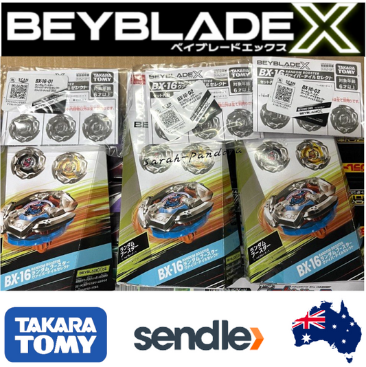 Beyblade X Random Booster Viper Tail Select BX-16 FULL SET (3pcs) FREE SHIPPING within AU