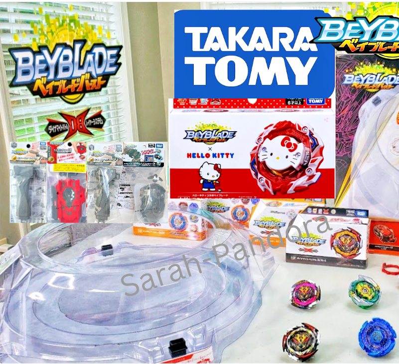 Takara Tomy Beyblade Stadium Combo Launcher Burst  DB X  B-183 B-00 B-88 B-109