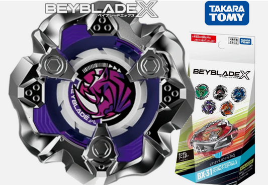 TAKARA TOMY Beyblade X Random Booster Vol.3 BX-31-06 Rhino Horn 5-80Q NEW bx31