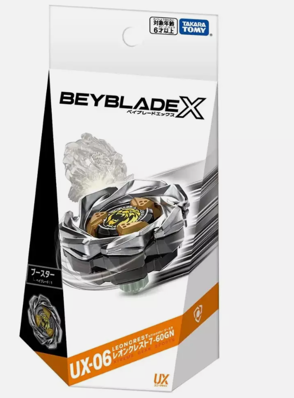 Takara Tomy Beyblade X Booster UX-06 Leon Crest 7-60GN ux06 New Au