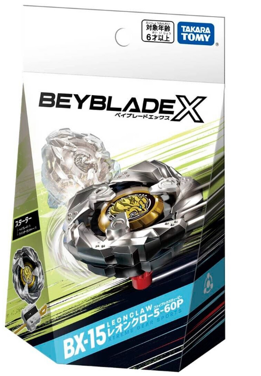 BX-15 Takara Tomy BEYBLADE X Starter Leon Claw 5-60P Genuine Official New Au