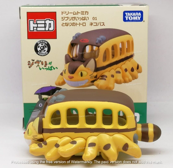 Totoro Tomy Takara VH Dream Tomica Studio Ghibli Cat Bus Vehicle  diecasts