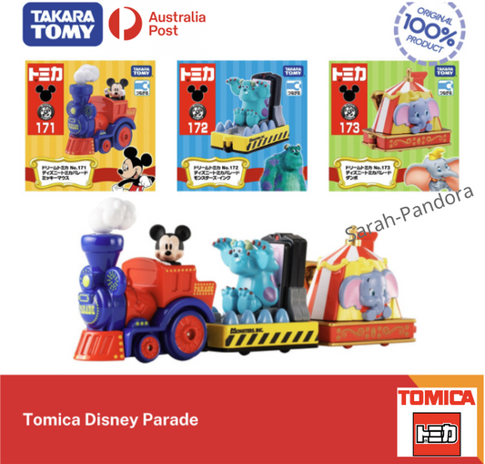 Takara Tomy VH Dream Tomica Disney Tomica Parade Truck model car New AusPost