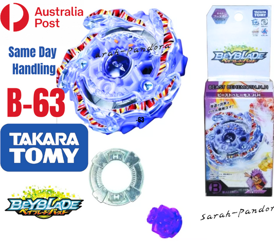 Takara Tomy Beyblade Burst B63 Booster Beast Behemoth Heavy Hold H.h. Attack b63