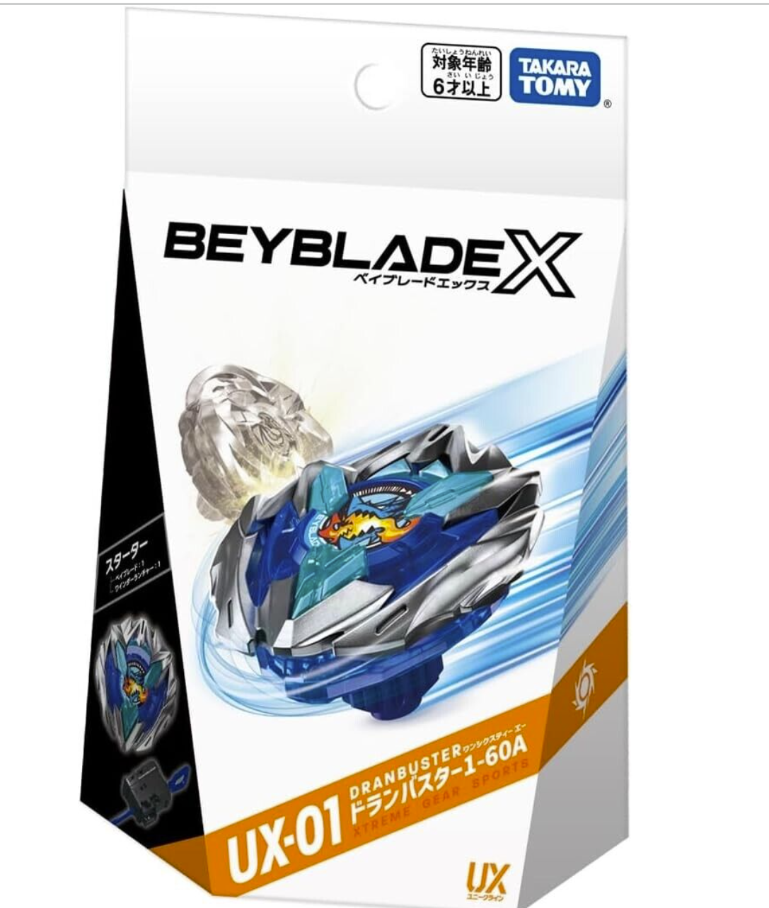 Takara Tomy Beyblade X Starter UX-01 Dran Buster 1-60A OFFICIAL ux01 New Au