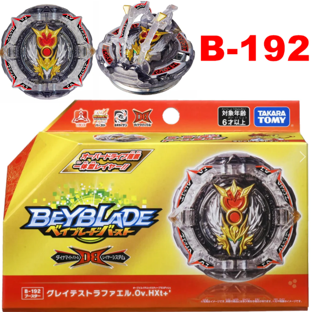 B-192 Takara Tomy Beyblade Burst Greatest Raphael Over High Xtend ' DB Booster