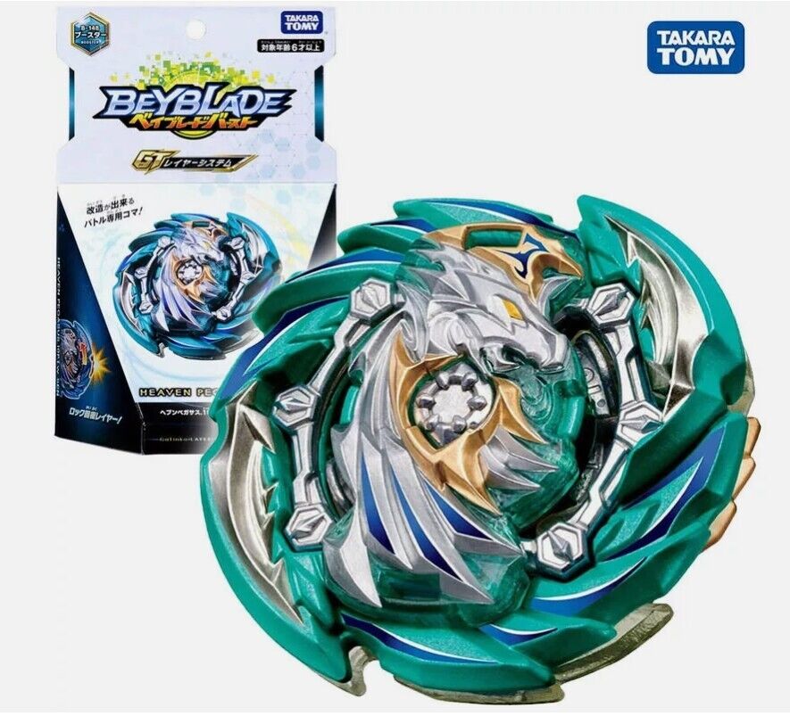 TAKARA TOMY Heaven Pegasus.10P.Lw Beyblade Burst Starter Launcher B-148 New Au