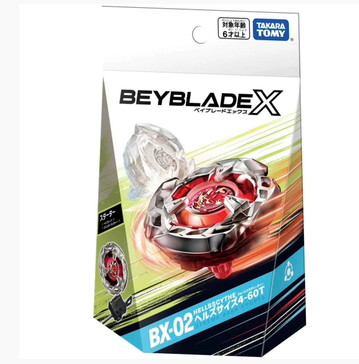 BX-02 Starter Hellsscythe 4-60T Takara Tomy BEYBLADE X BeybladeX BX02 BX 02 New