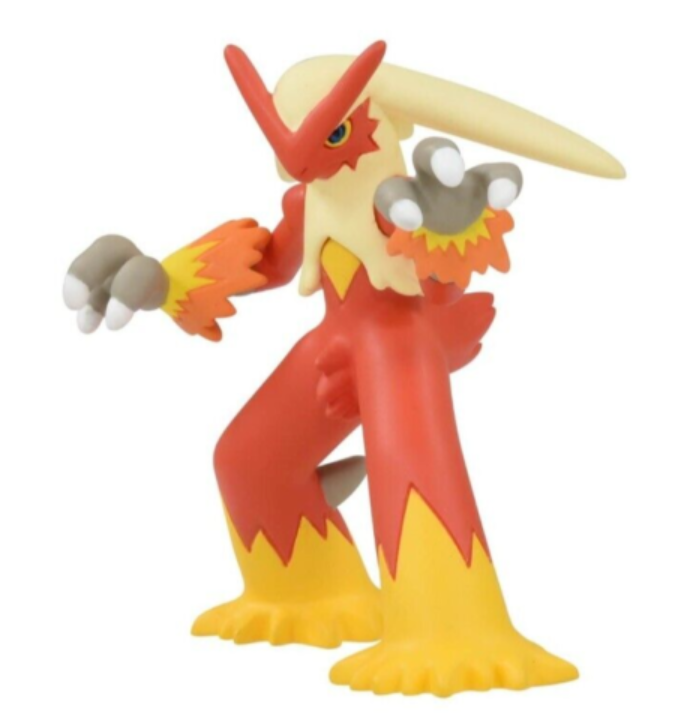 MS-38 Blaziken Pokemon action figures Takara Tomy Moncolle cards MC EX