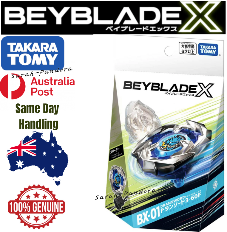 BEYBLADE X BX-01 Starter Dransword 3-60F Takara Tomy BeybladeX BX01 BX 01 2023