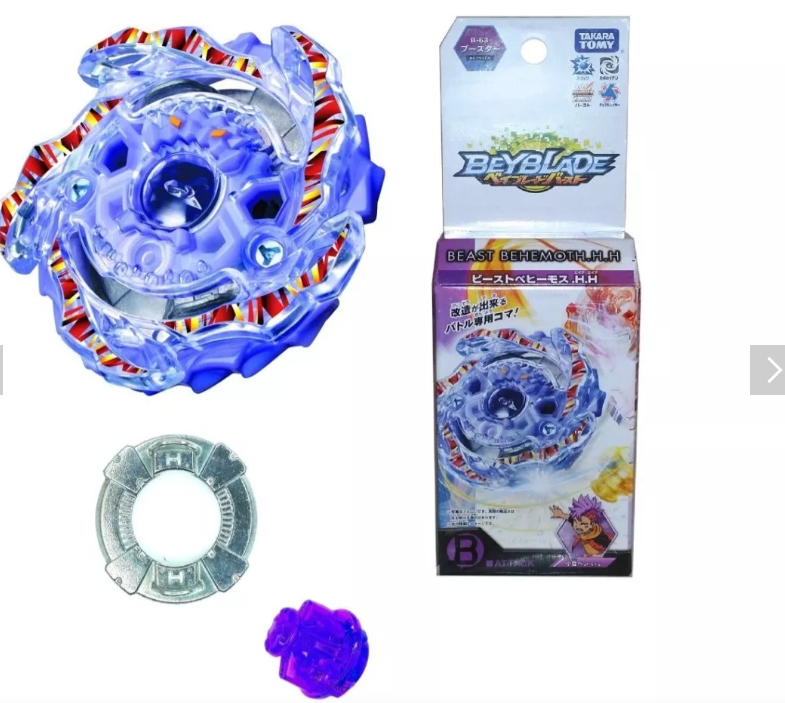 Takara Tomy Beyblade Burst B63 Booster Beast Behemoth Heavy Hold H.h. Attack b63