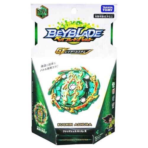 Takara Tomy Beyblade GT B-135 Booster Bushin Ashura Hr Kp Ten B135 Burst DB X !!