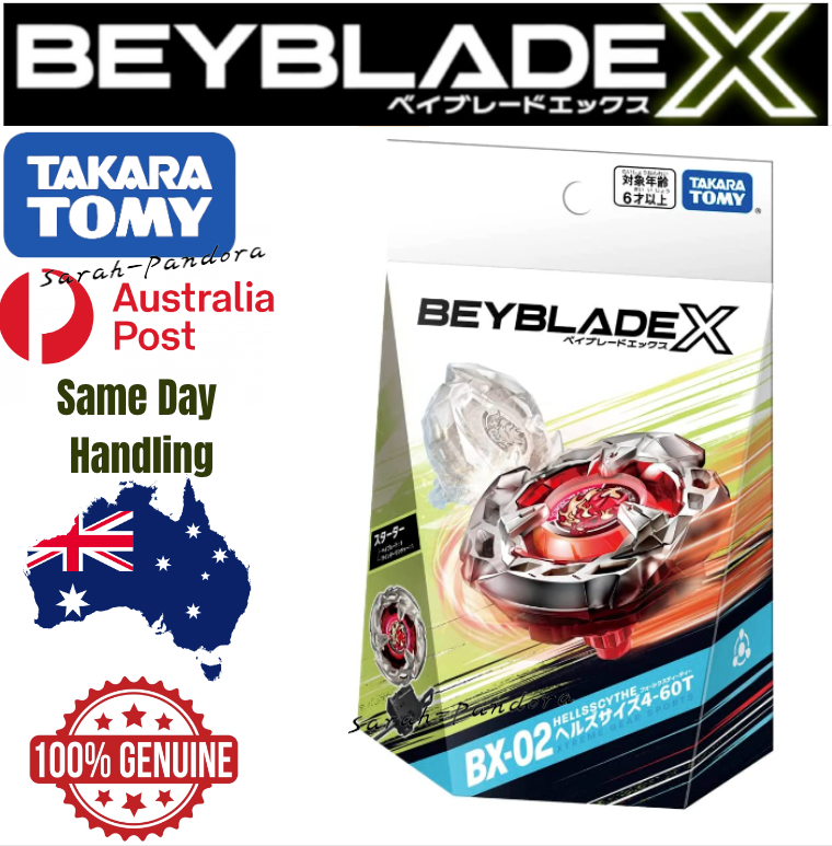 BX-02 Starter Hellsscythe 4-60T Takara Tomy BEYBLADE X BeybladeX BX02 BX 02 New