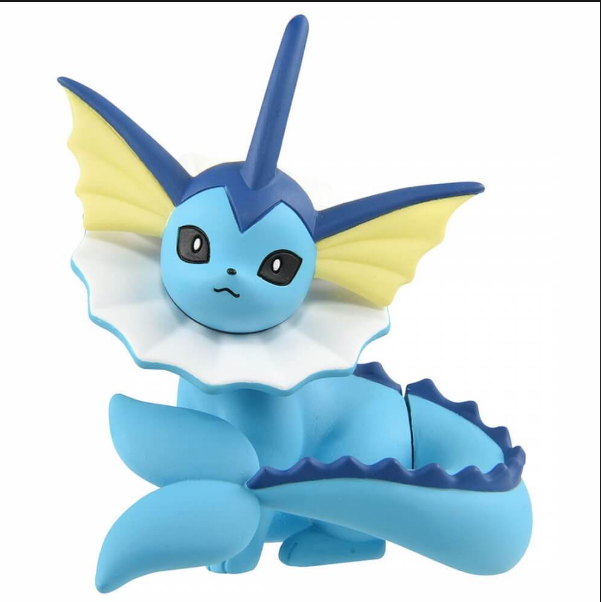 Pocket Monster Moncolle Select Vaporeon Pokemon Takara Tomy Anime Figure Toy Au