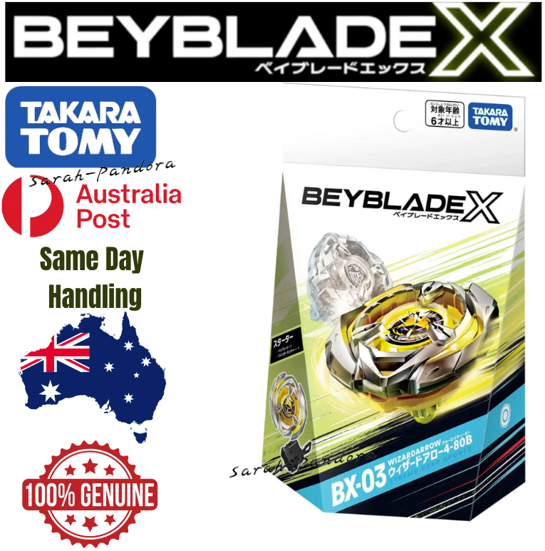 BEYBLADE X BX-03 Starter Wizardarrow 4-80B Takara Tomy BeybladeX BX03 BX 03 2023