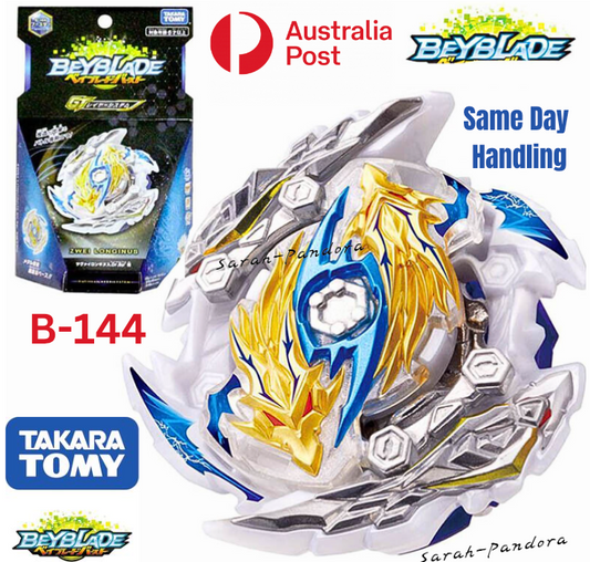 Takara Tomy Beyblade BURST GT B-144 Booster Zwei Longinus Dr.Sp' METSU b144 New