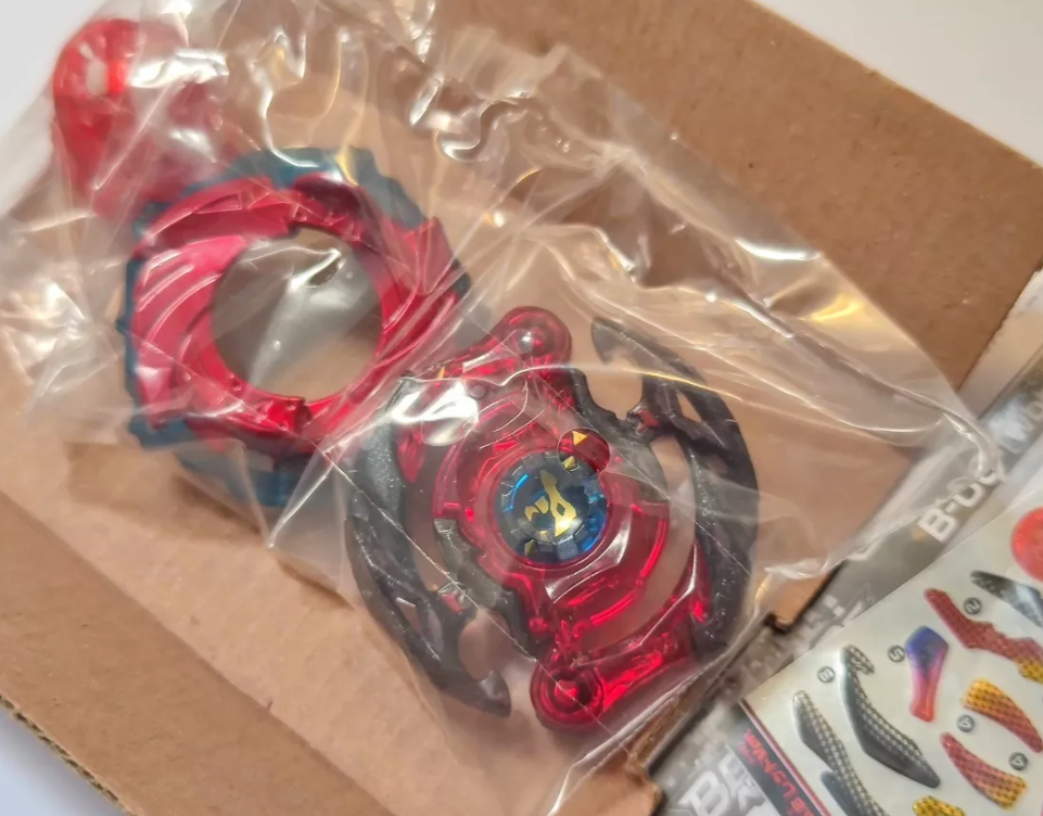 New Takara Tomy Beyblade Burst B-00 Booster Blaze Ragnaruk.4S.B Red from Japan