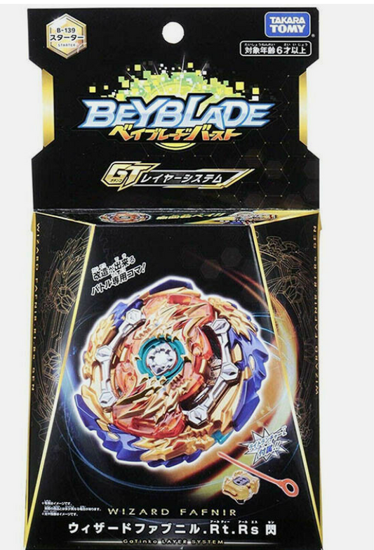 Tomy Takara Wizard Fafnir.Rt.Rs Beyblade Burst Booster GT Starter B-139 Official