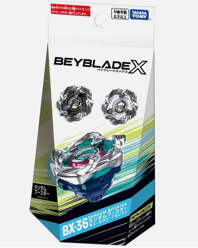 TAKARA TOMY Whale Wave Full Set  Booster GT Beyblade X BX-36 Official New bx36