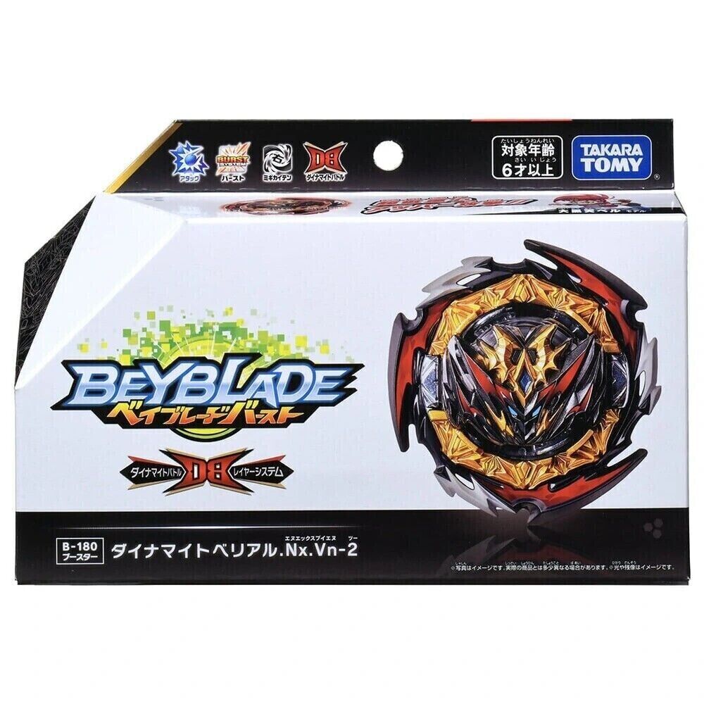 B-180 Genuine Takara Tomy Beyblade DB Booster Dynamite Belial .Nx.Vn-2 Burst X !