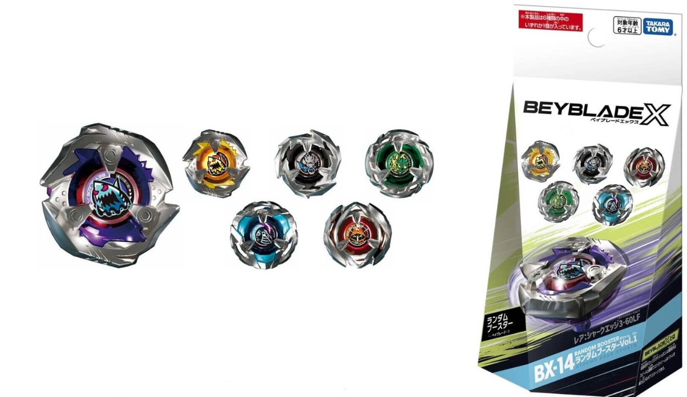 Full Set Takara Tomy Beyblade X Original BX-14 Vol.1  Random Booster NEW