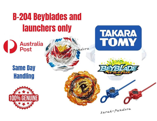 TAKARA TOMY BEYBLADE BURST B-204 BATTLE SET WITHOUT STADIUM NEW AU BEYBLADES