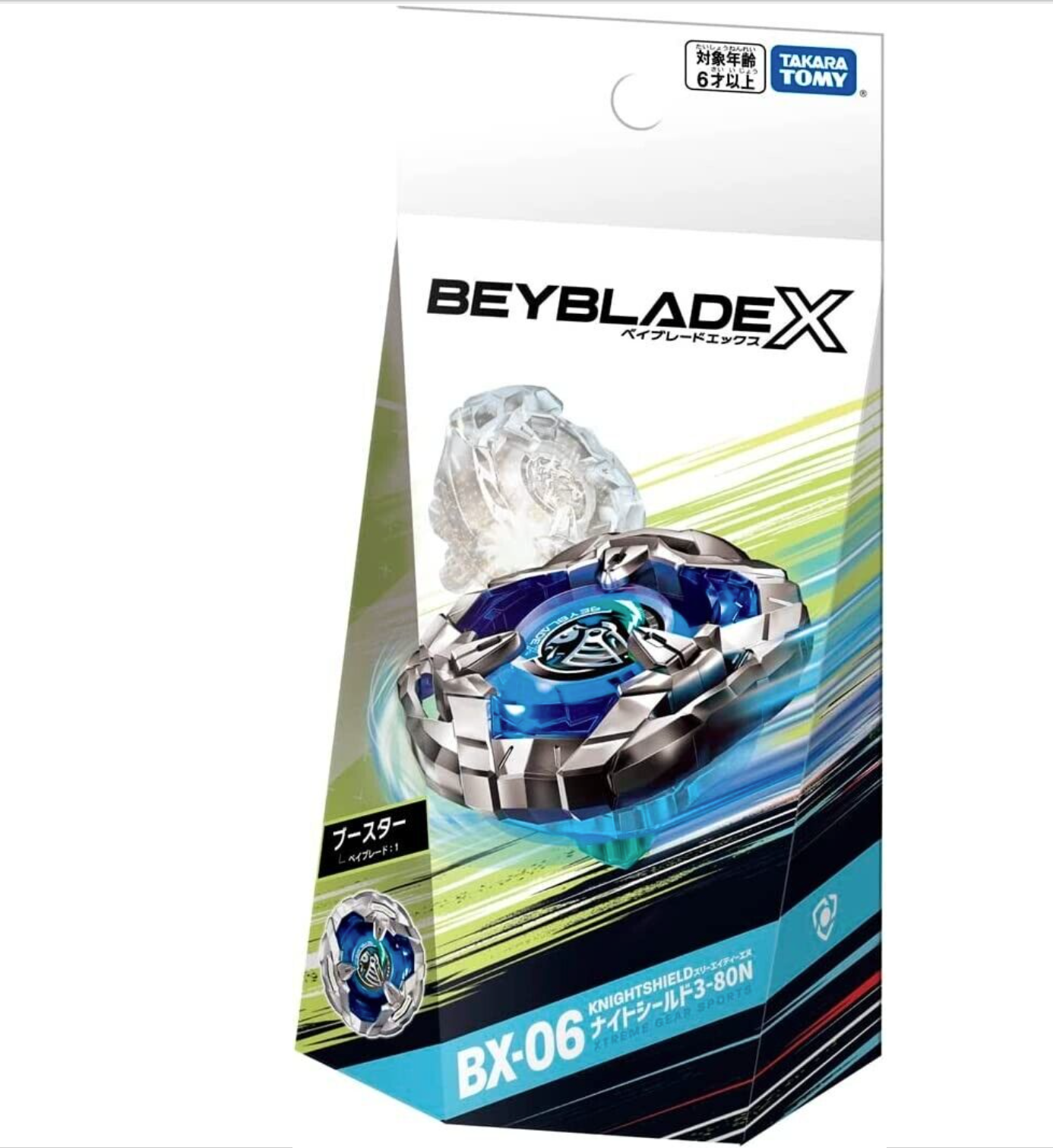 BX06 BX 06 BEYBLADE X BX-06 Booster Knightshield 3-80N Takara Tomy Beyblade 2023