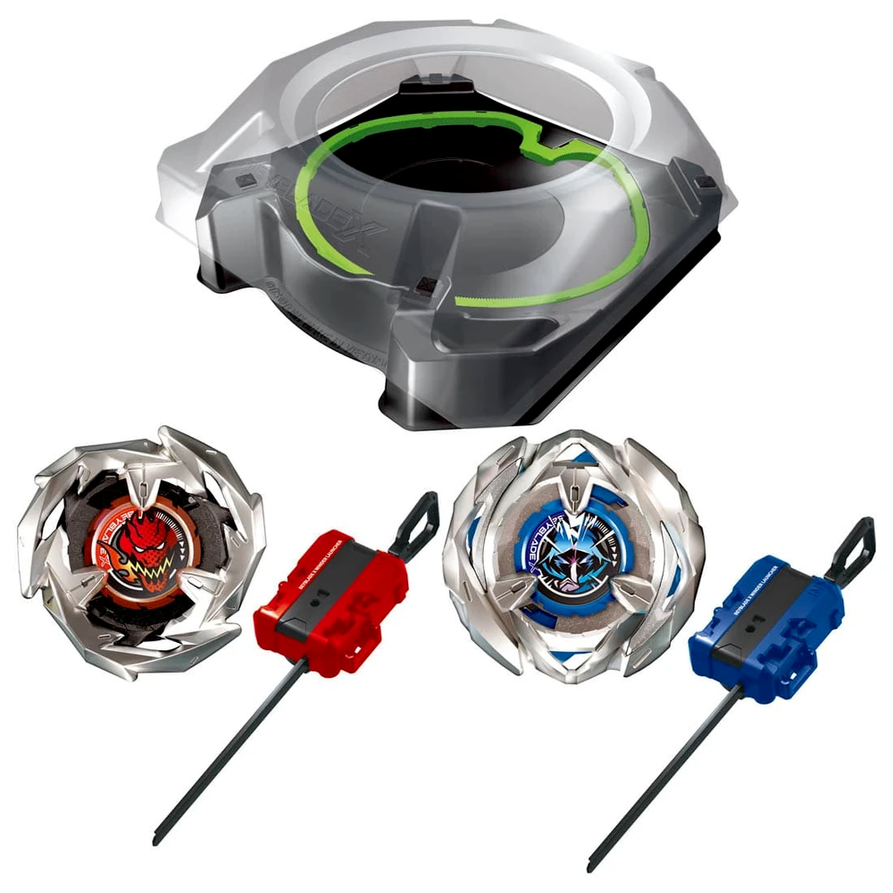 Takara Tomy Beyblade X Set BX-17 Battle Entry Set bx17 booster stadium  NEW AU