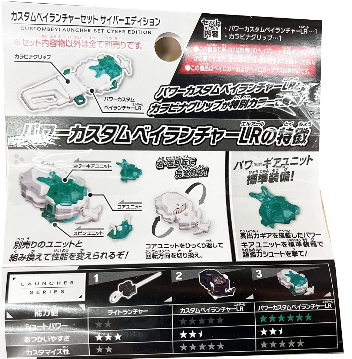 Takara Tomy Beyblade B-00 (BBG-41) Dynamite Battle WBBA Launcher Set White bbg41