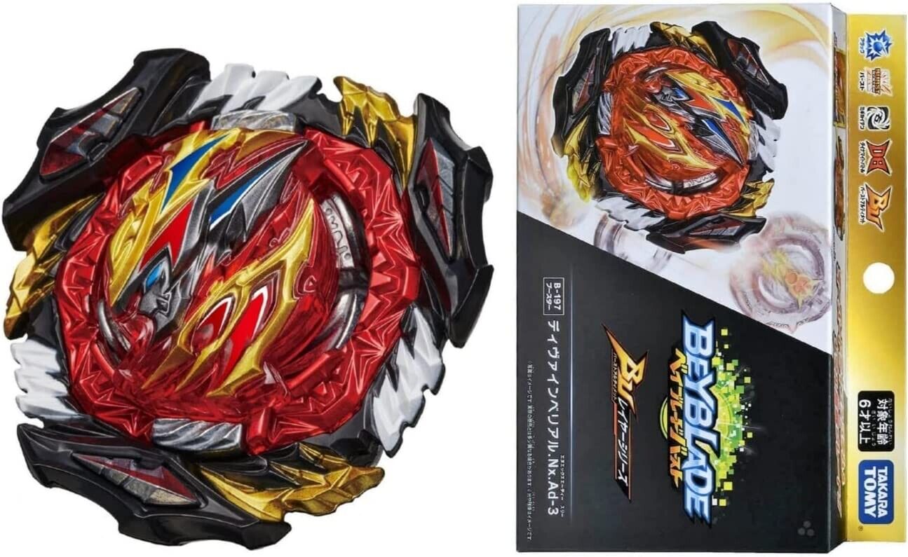 B-197 Takara Tomy Beyblade Burst Booster Divine Belial Nexus Adventure-3  Nx Ad3