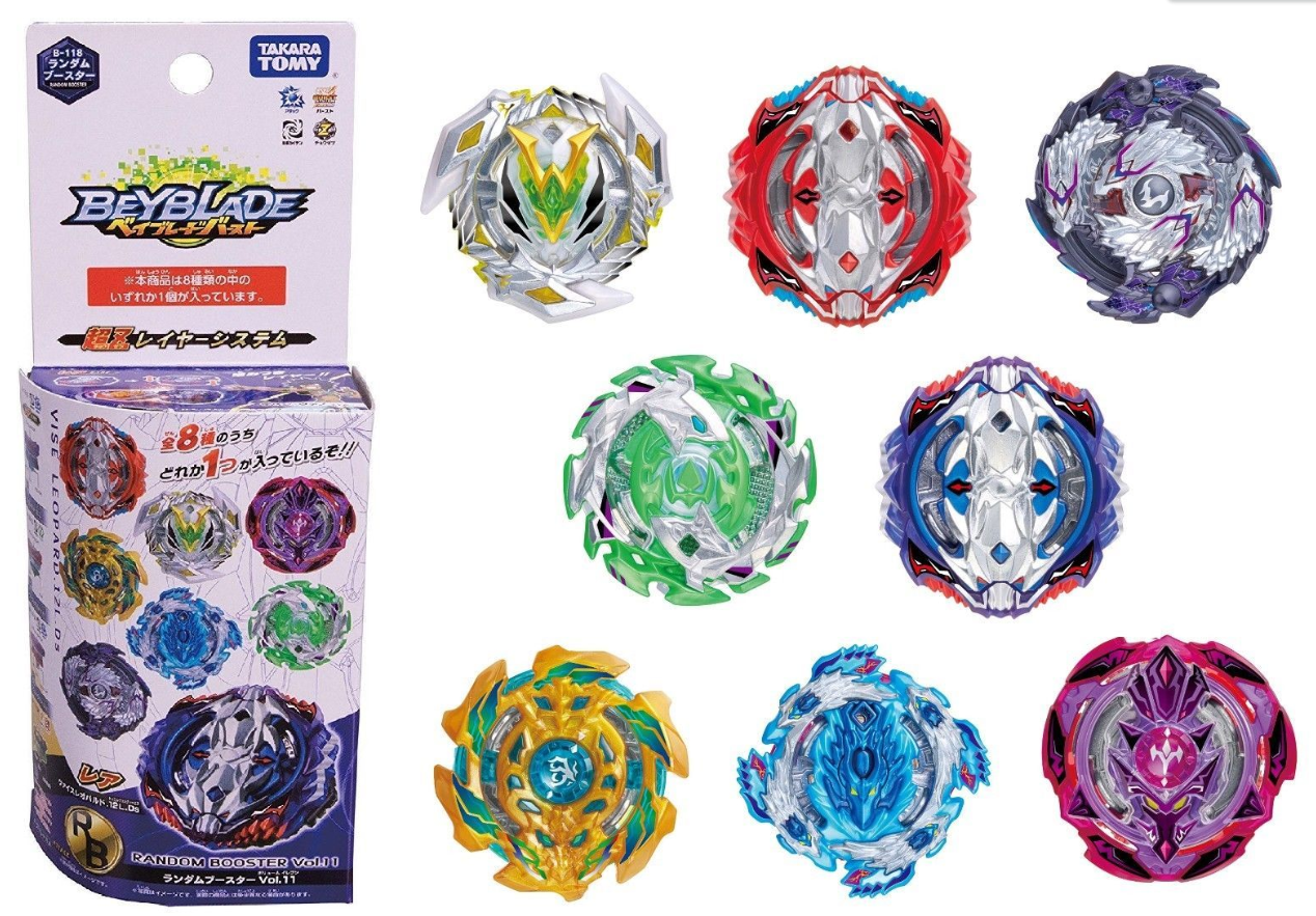 Takara Tomy Beyblade Burst B-118 Random BoosterVol.11 Vise Leopard.12L.Ds b118