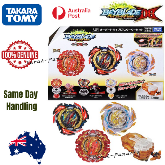 Takara Tomy Beyblade Burst B-191 Overdrive SP Starter Set b191 Booster new Au