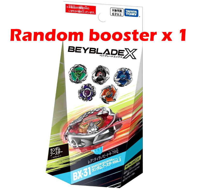 Takara Tomy Beyblade X BX-31 Random Booster Vol.03 (Random X 1) bx31 New Au