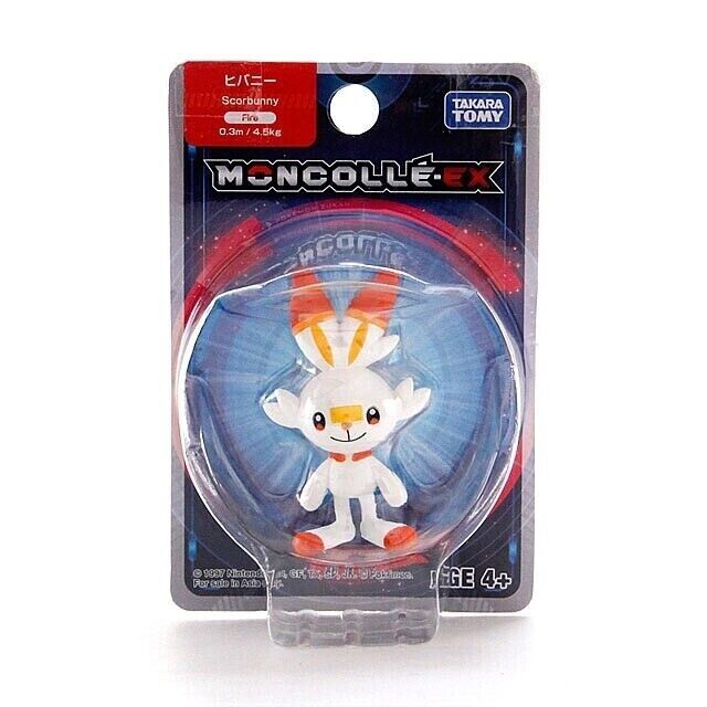 Moncolle MC EX-75 Scorbunny Takara Tomy Pokemon Pocket  Monster Figure #75 cards