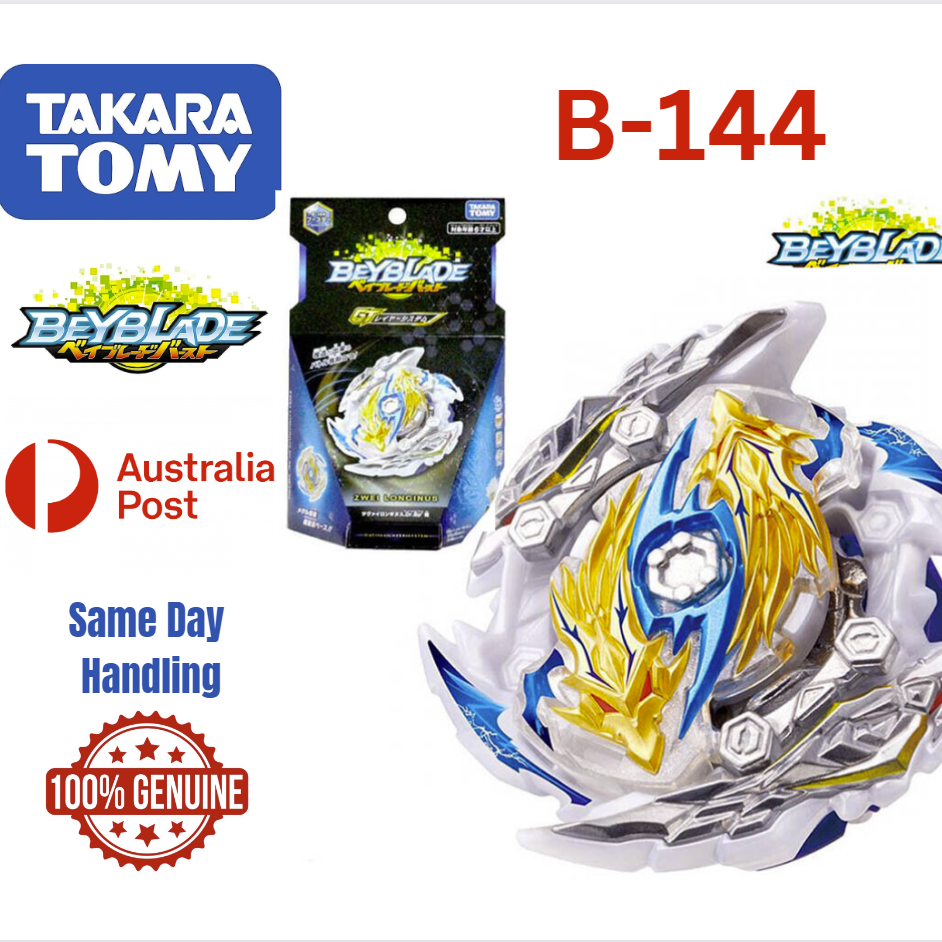 Takara Tomy Beyblade BURST GT B-144 Booster Zwei Longinus Dr.Sp' METSU b144 New