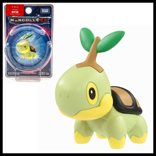 Moncolle MC EX-36 Turtwig Takara Tomy Pokemon Pocket  Monster Figure #36 Cards