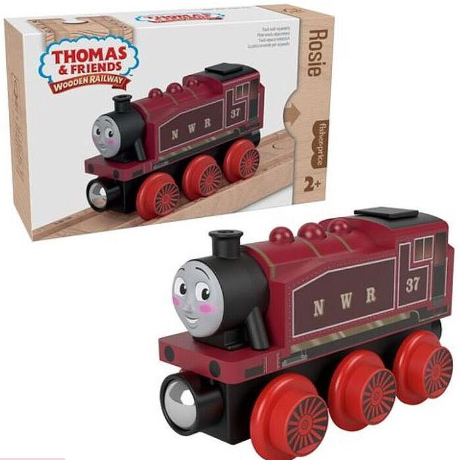 Thomas & Friends Wooden Railway Rosie Engine Fisher Price and Trains Toy Rose AU