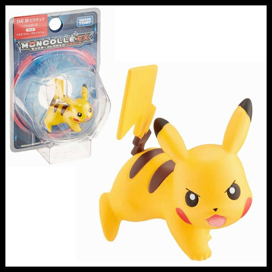 Moncolle FG Pokemon MC EX Figure-26 Pikachu Battle (Asia VER.) doll cards New AU