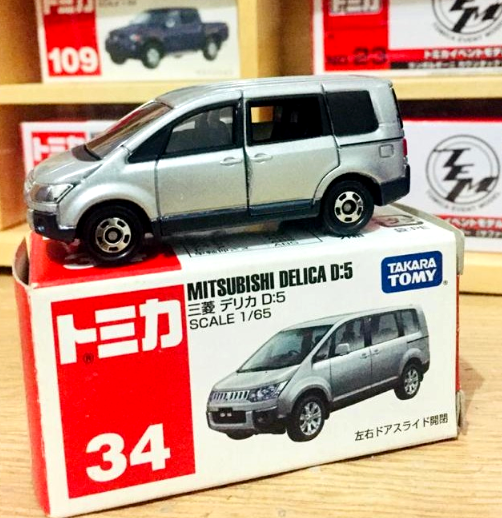 Tomica Takara Tomy #34 Mitsubishi Delica D:5 1/65 34 New Diecast Metal Model Car