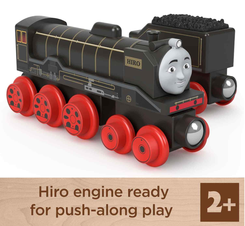 Thomas & Friends Wooden Railway Hiro Train Engine Coal Car Mahbk11 Fisher Price