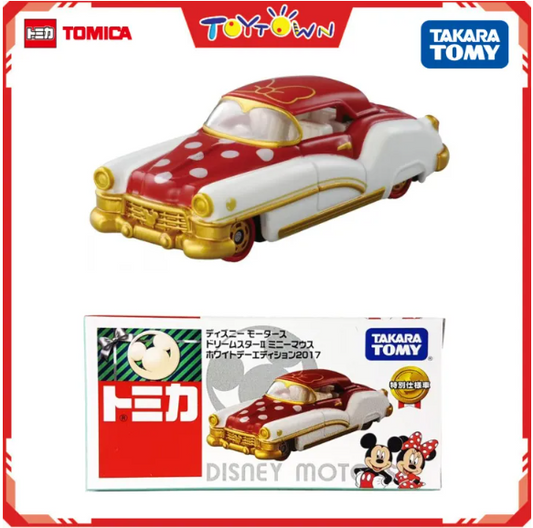 Takara Tomy Tomica Disney Motors Dream Star II Minnie Mouse White Day Edition