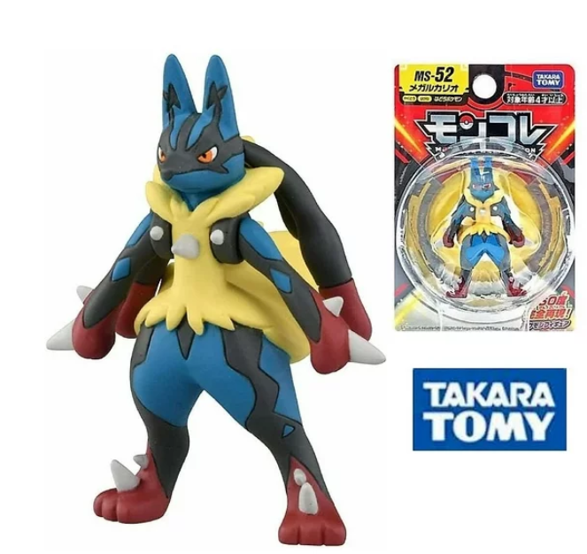 Takara Tomy MS-52 Pokemon Moncolle EX Mega Lucario Figure ms52 MC EX  toy gift