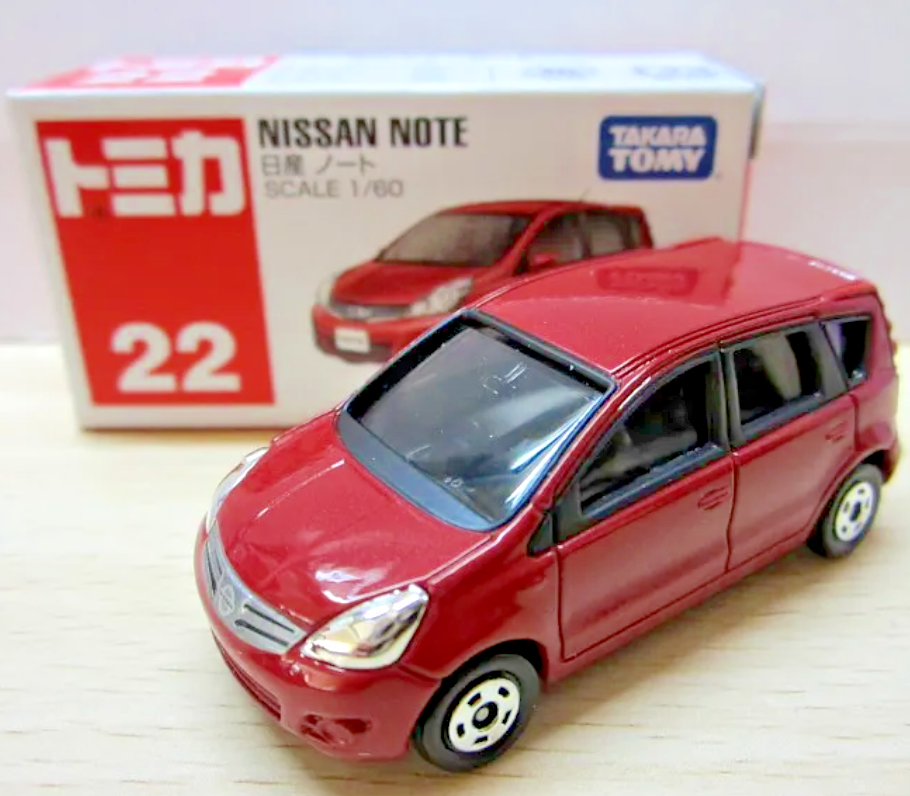 Tomica Takara Tomy #22 Nissan Note bliste No. 22 Diecast Metal Model Car