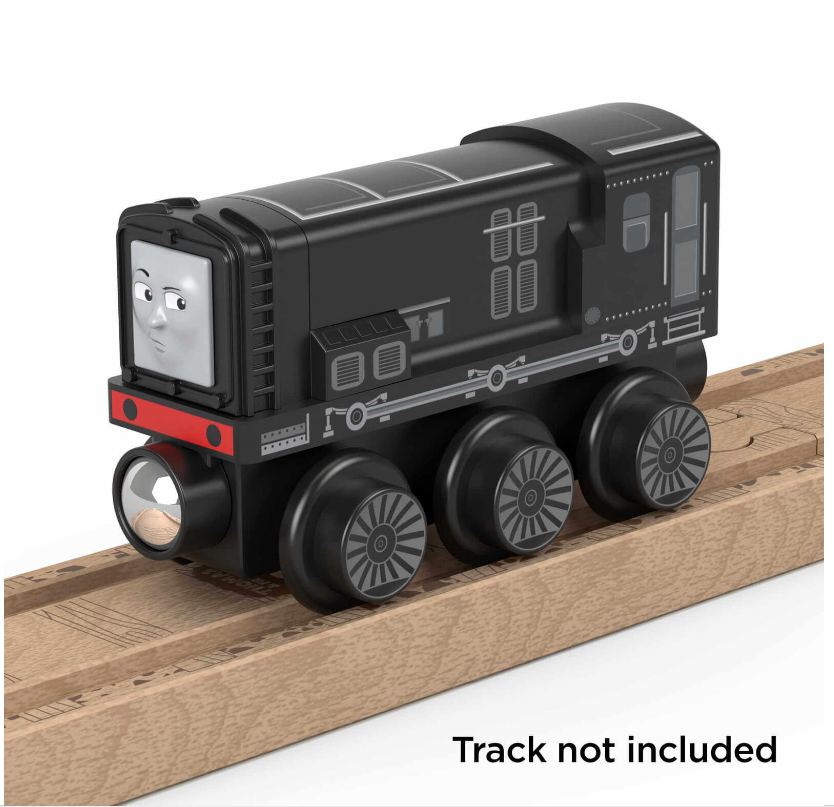 Thomas & Friends Wooden Railway Diesel Engine Train and Fisher Price Car Wood