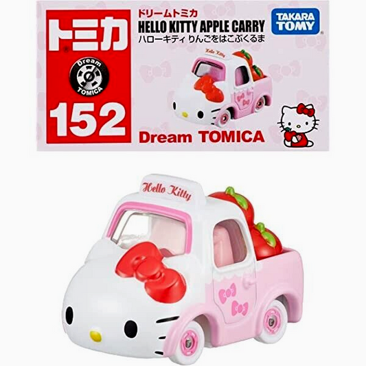 Dream Tomica Hello Kitty Apple Carry #152 Takara Tomy Mini Car Toy No. 152 New