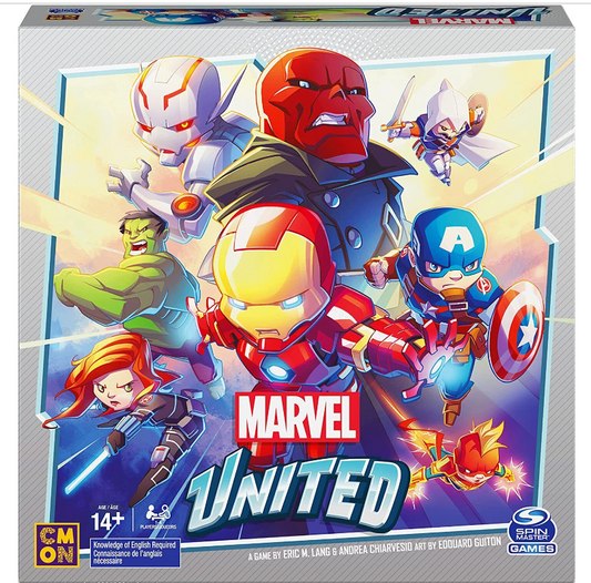 MARVEL UNITED Board Game Brand New Icon man Captain America Hulk Ant man