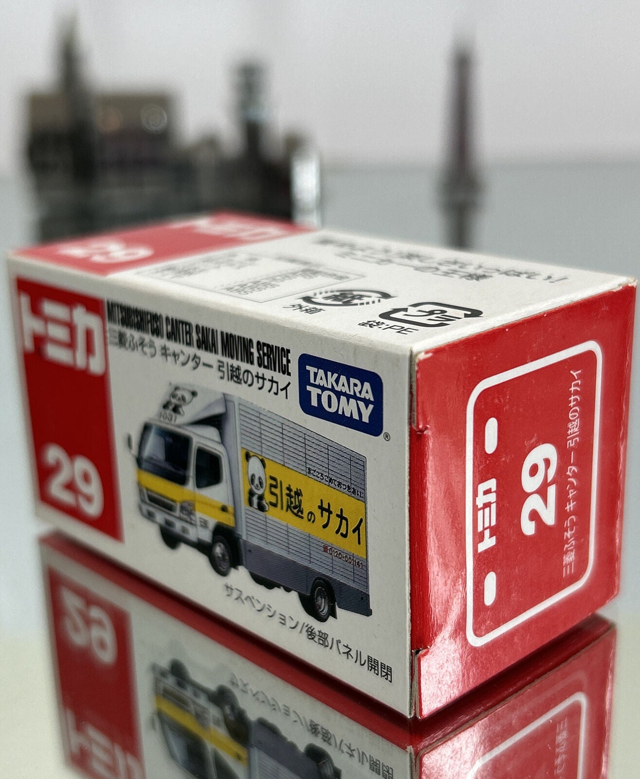 Tomica Takara Tomy #29 Mitsubishfuso canter Sakai Moving Diecast Metal Model Car