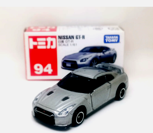 Takara Tomy Tomica box Nissan GT-R #94 Miniature Diecast metal car gift child !!