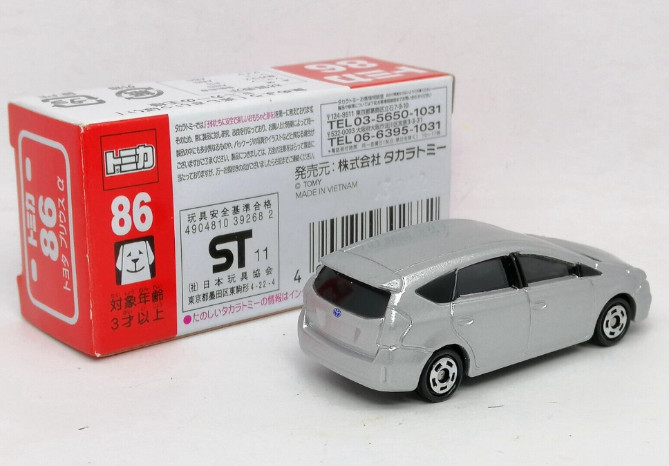 Tomica No.86 Toyota Prius Alpha α Miniature Car Takara Tomy Diecast Model Rare