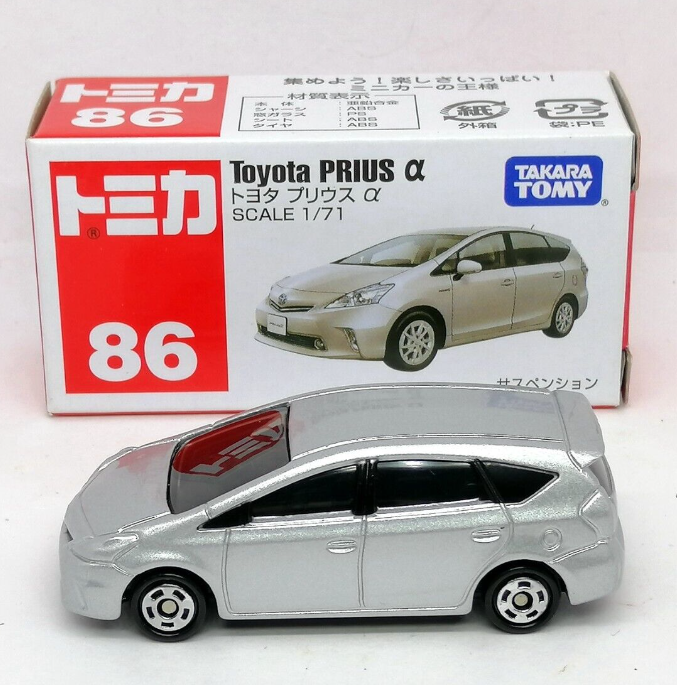 Tomica No.86 Toyota Prius Alpha α Miniature Car Takara Tomy Diecast Model Rare